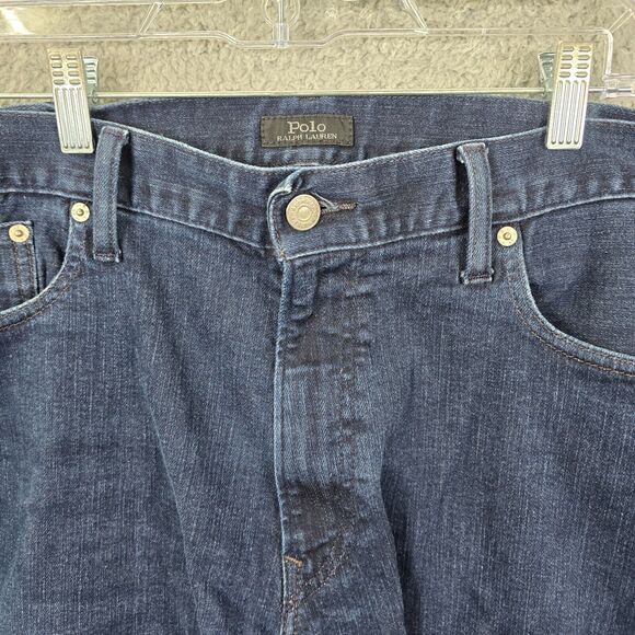Polo Ralph Lauren Men's Blue Straight Dark Wash Jeans Size 40x32 - Picture 3 of 14